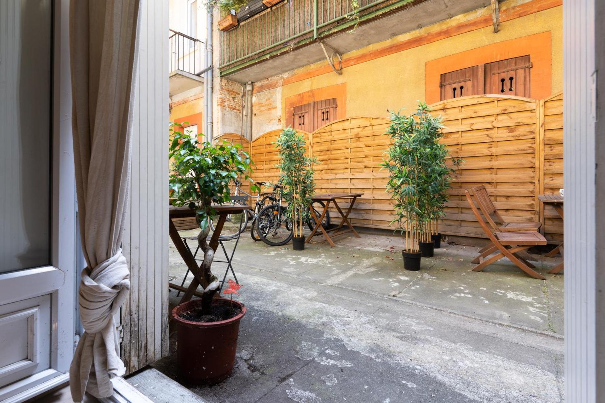 Ferienwohnung Le Patio Riquet Toulouse Exterior foto