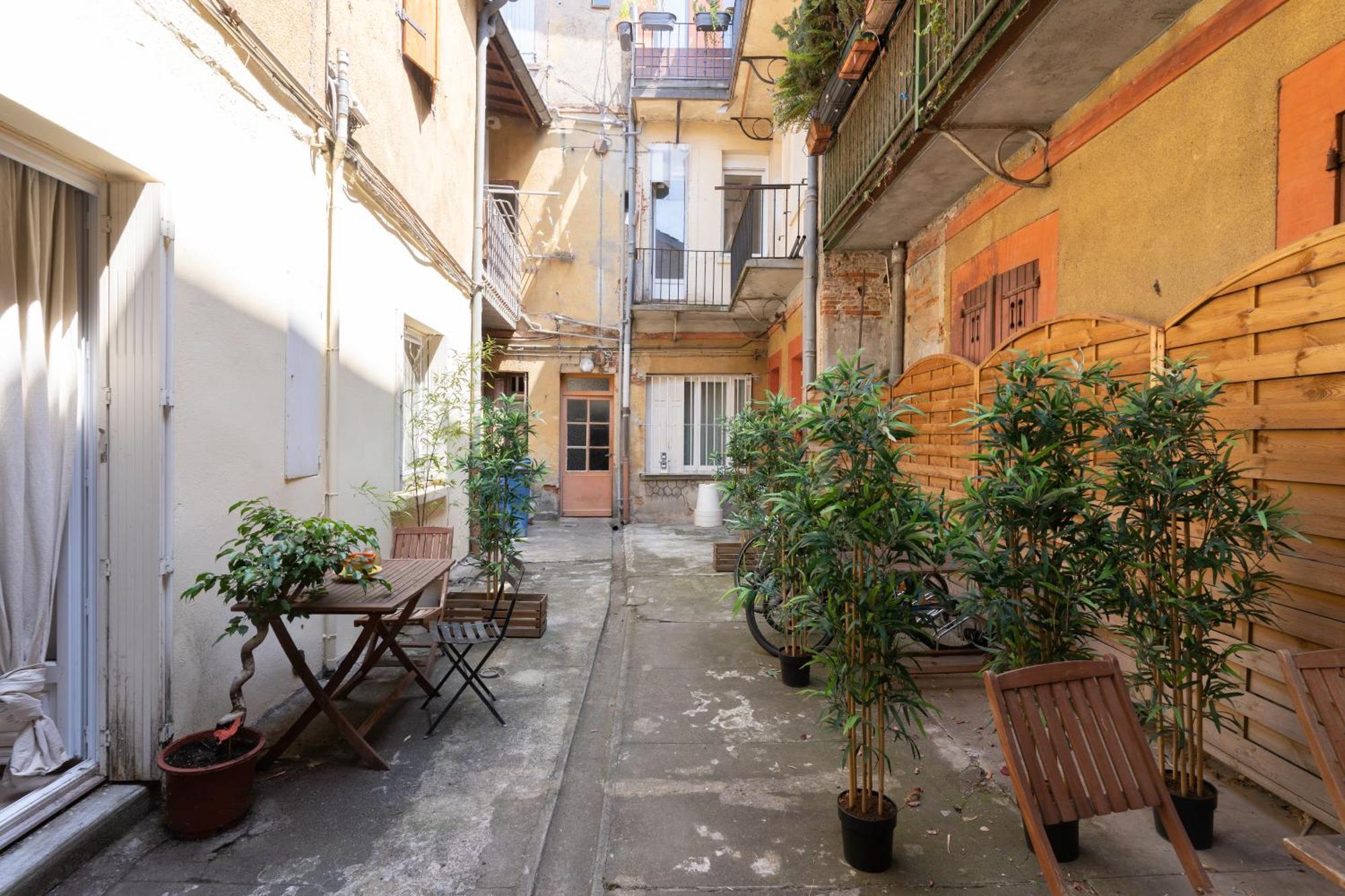 Ferienwohnung Le Patio Riquet Toulouse Exterior foto